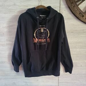 Lord Of The Rings Mordor Virtual Challenge Conqueror Unisex Hoodie SZ M LOTR
